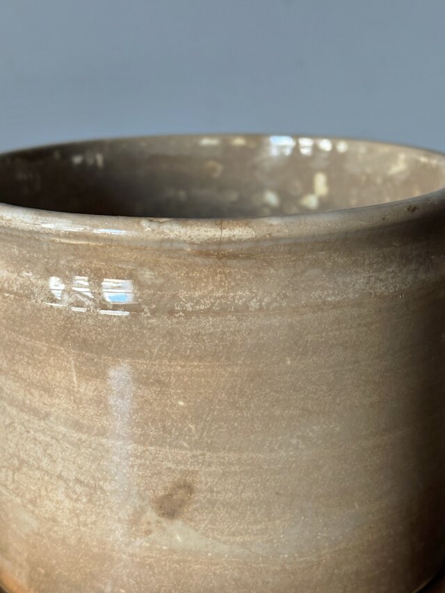Creil&Montereau パテポット φ13.8cm フランス アンティーク 0502422
