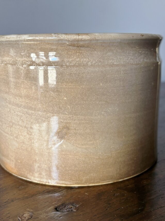 Creil&Montereau パテポット φ13.8cm フランス アンティーク 0502422