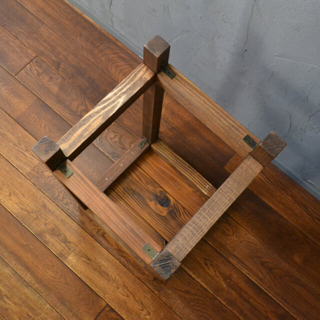革張り 木材 小型椅子 収納付きスツール ◆昭和レトロ ペイズリー柄 高さ43cm スツール コトイエ シキオリオリ / こといえ SHIKIORIORI ゴールド① スツール