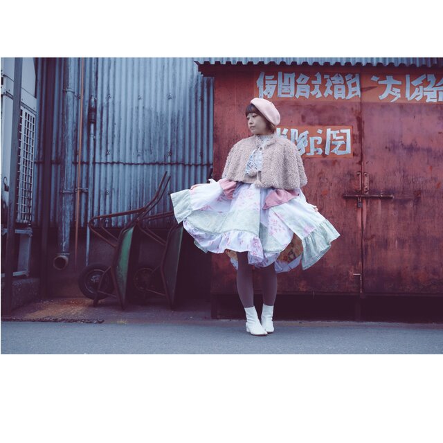 着物リメイク　オフトォンスカート　Chapter2 004