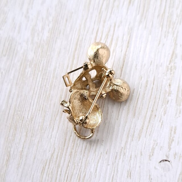 ヴィンテージ　スティーブンデュエック　美しいブローチ　刻印有　美品 イギリス1960年代 ヴィンテージブローチ 3000A29 | ジュエリー