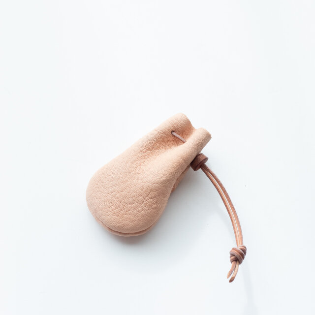 鹿革巾着　22431130