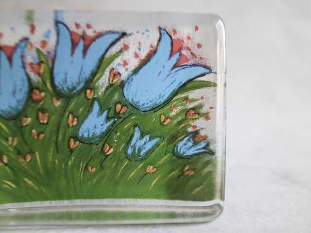 iittala イッタラ / Helja ヘルヤ / Kesäkukkia ガラスカード No.6371