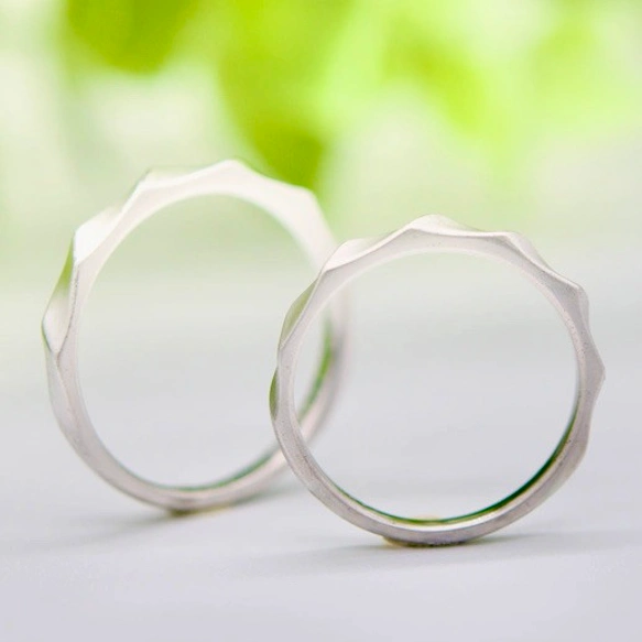 【ペア特別価格】プラチナ 結婚指輪 ~Sazanamiさざ波~【ストレートタイプ/送料無料】