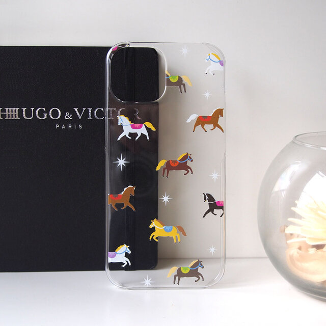 ＜Androidハード＞クリアスマホケース【翔馬ちらし】