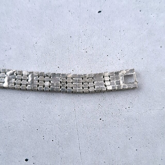 clear rhinestone twist ヴィンテージブレスレット | iichi 日々の