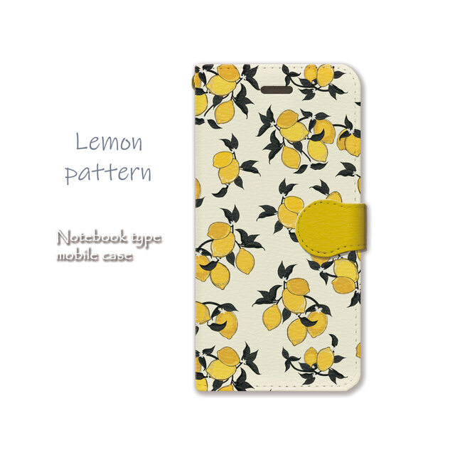 手帳型スマホケース  iPhone17 16e 16 15 14 13 12 ProMAX Android  爽やかレモン♪