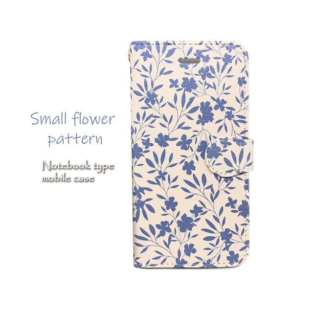 手帳型スマホケース iPhone17 16e 16 15 14 13 12 ProMAX Android  小花柄