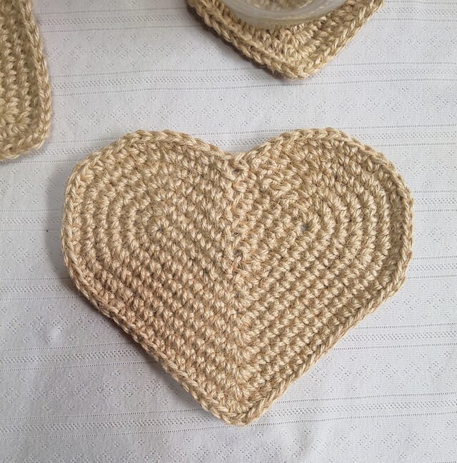 ハートポットマット