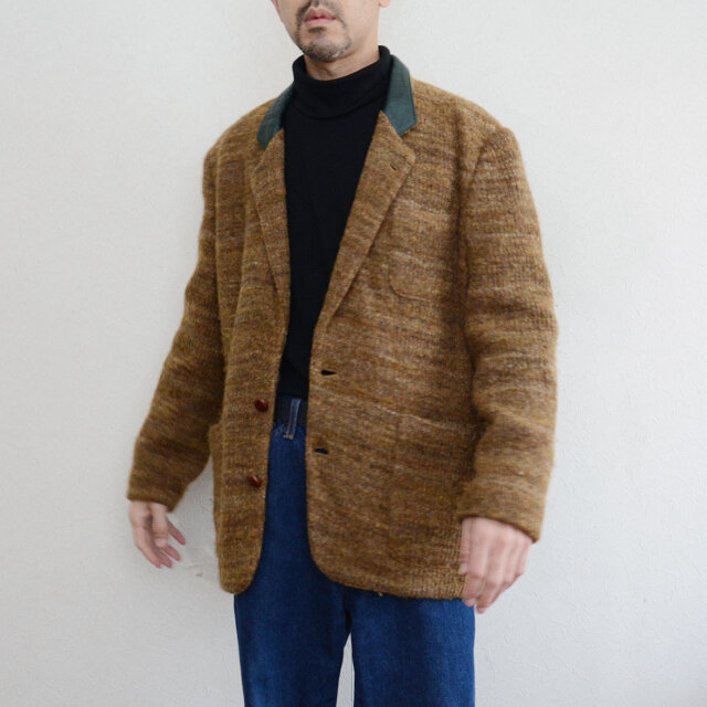 ジョルジュ・レッシュ 1980年代 ヴィンテージ 2トーン ウールテーラードジャケット メンズ Itokin