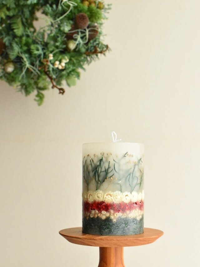 ボタニカルキャンドル X'mas ボタニカルキャンドル | iichi 日々の暮らしを心地よくする