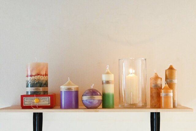 X'mas ボタニカルキャンドル | iichi 日々の暮らしを心地よくする