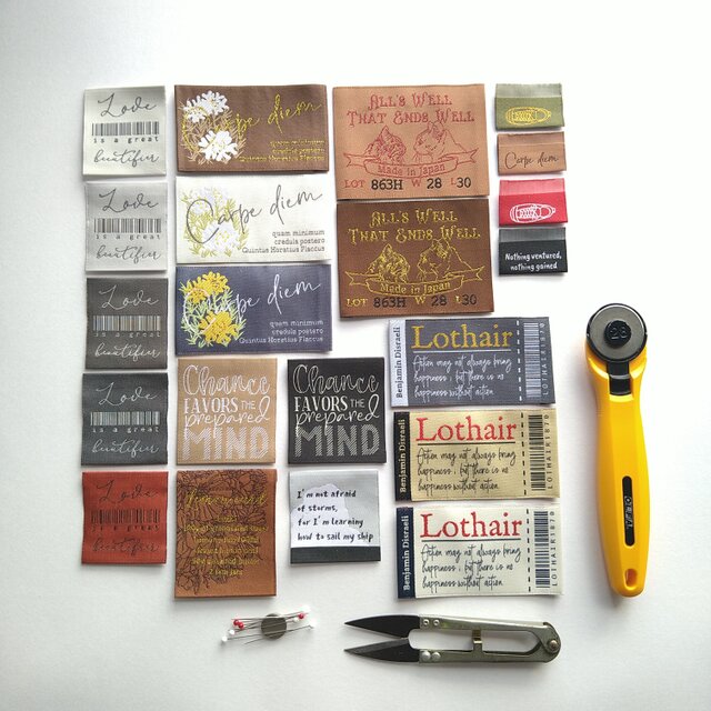 【商用可】《各1》織ネームミックス　オリジナルデザイン（11）