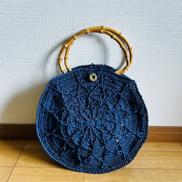 丸いトートバック