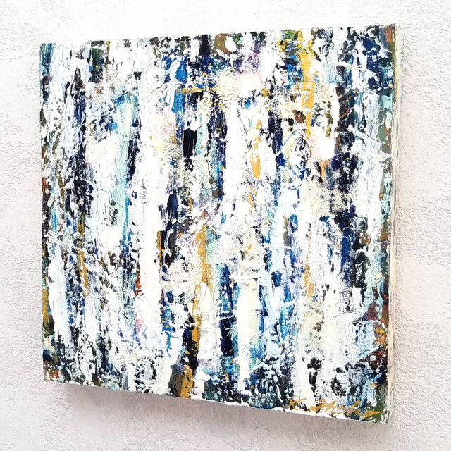 狩り／油彩画原画 凍てつきと美しさ（油彩原画） | iichi 日々の暮らしを心地よくする