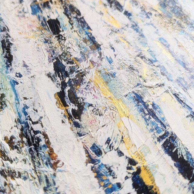 油絵 凍てつきと美しさ（油彩原画） | iichi 日々の暮らしを心地よくする