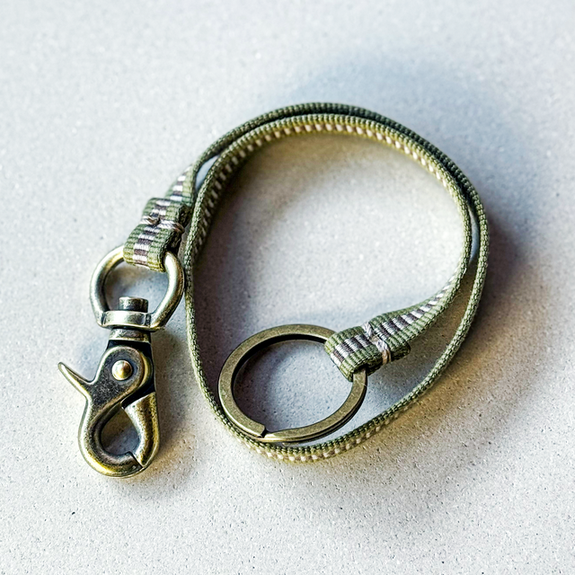 【改良版】真田紐ストラップ（OL）