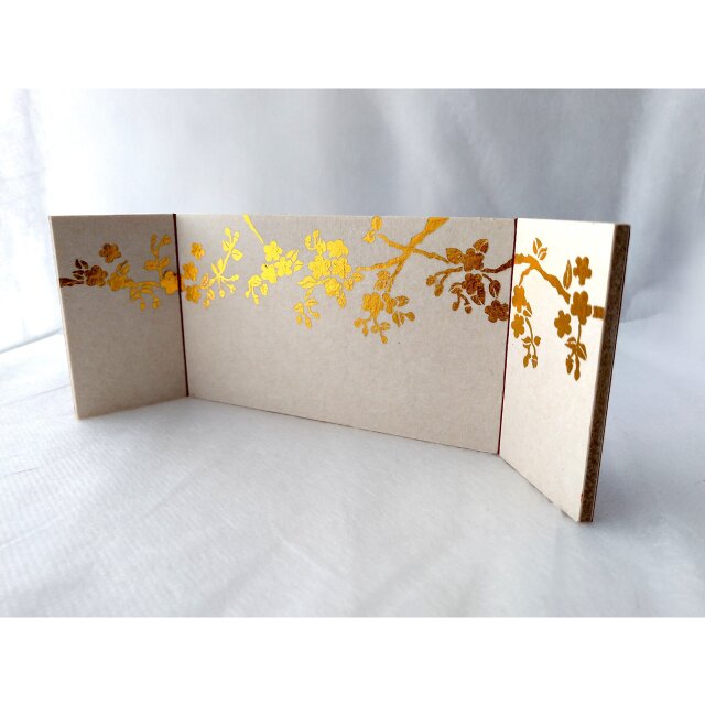 お雛様】 おひなさま 百花 親王飾りセット 「桃の花 屏風」 | iichi