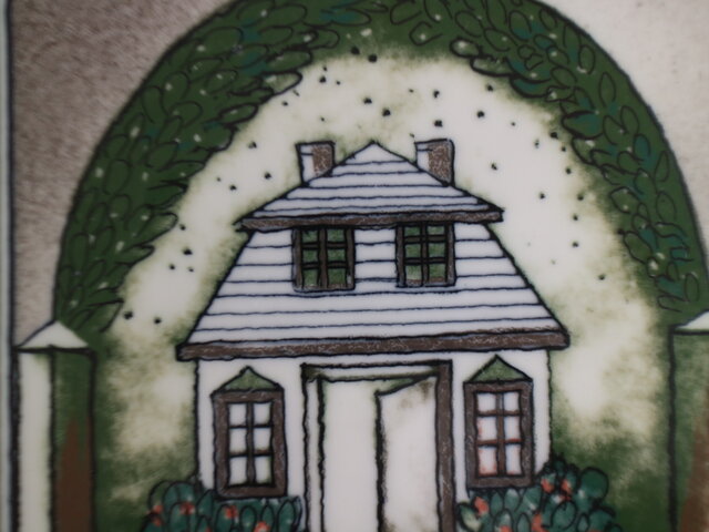 ARABIA / Helja ヘルヤ / ウォールプレート Mansikkapaikka No.6301