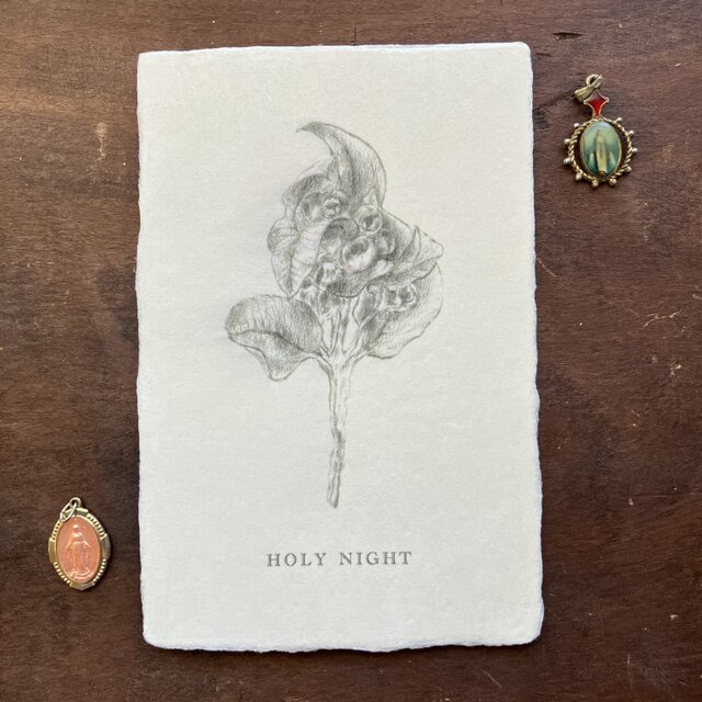 和紙の絵葉書【HOLY NIGHT】ポストカード