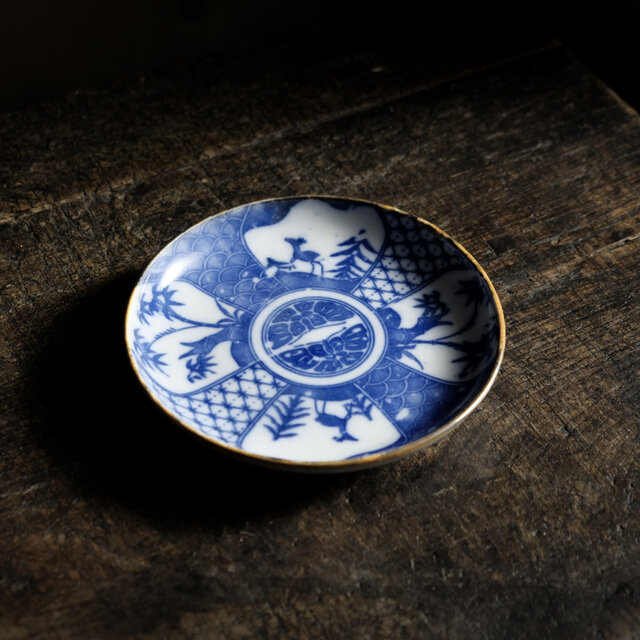 印版小皿 9 枚 印版 花 蝶々金 レトロ アンティーク 骨董 印版小皿 9 枚 印版 花 蝶々金 レトロ アンティーク 骨董