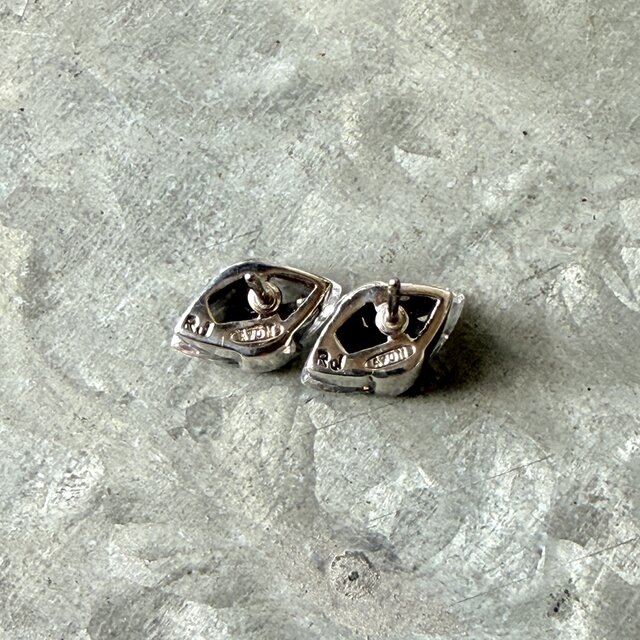 PA450-【 AVON 】エイボン・ヴィンテージピアス 2003 Silver Tone CZ