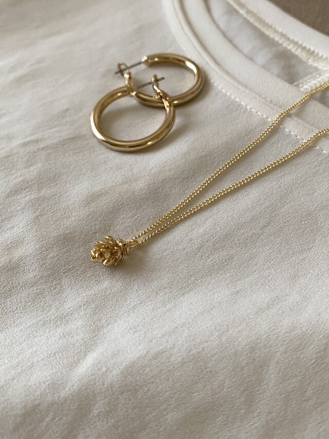 Pine Cone Necklaces　松ぼっくりのネックレス　45.5ｃｍ