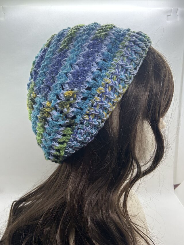 ミルキーウェイのリバーシブル ベレー帽