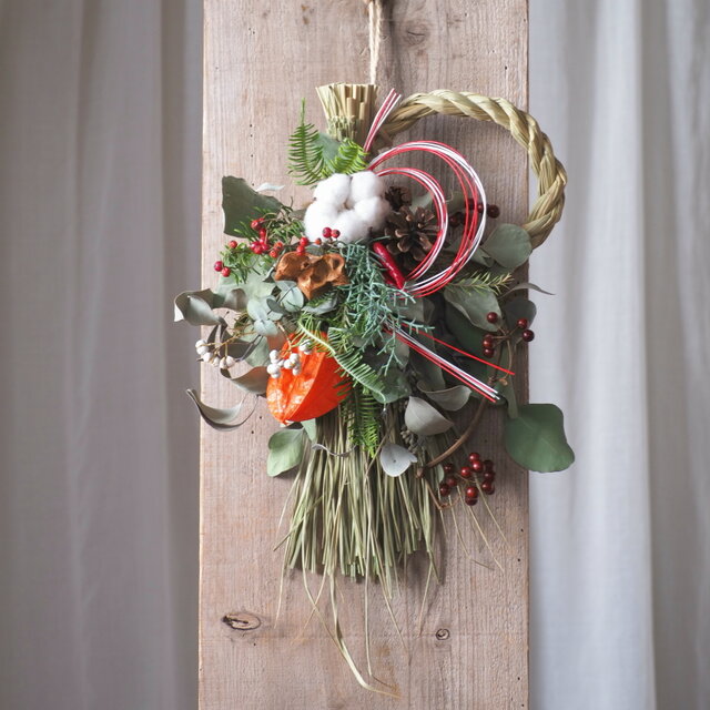 森のお正月飾り42cm②