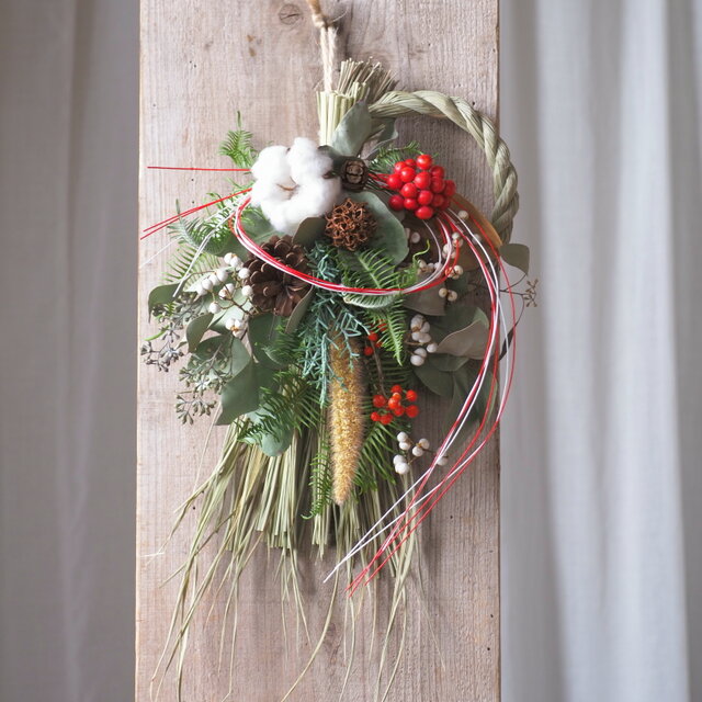 森のお正月飾り42cm③