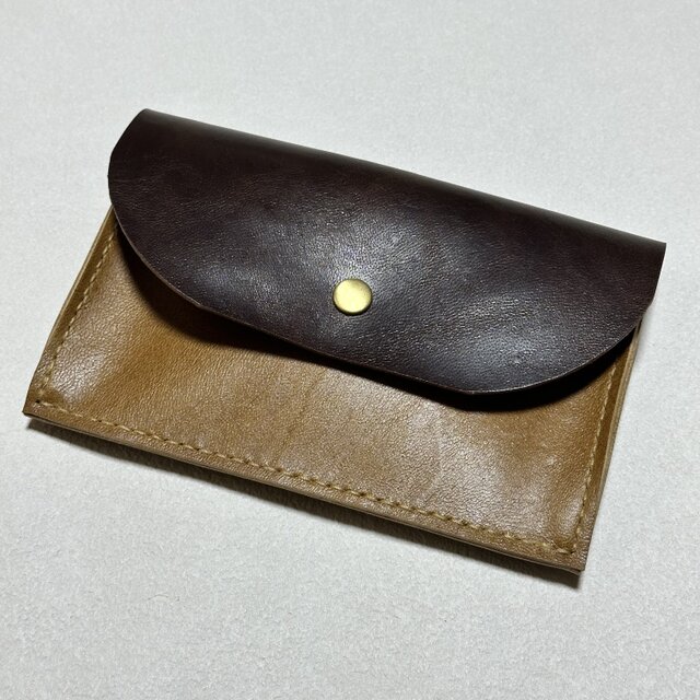 【在庫品】たっぷり入る通帳ケース（ラクダ革）