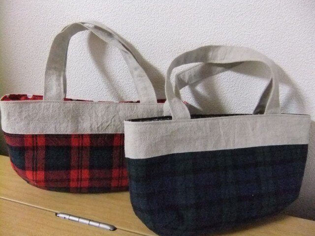 ちょいとそこまでバッグ(赤)の画像1枚目