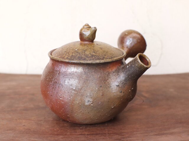 ◇備前焼◇急須 備前焼 急須 (急須on急須) k1-105 | iichi 日々の暮らしを心地よくする