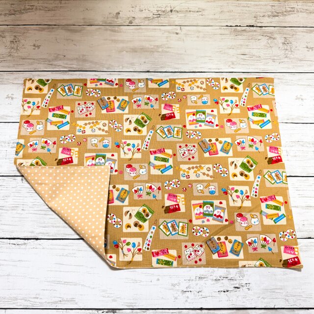 ランチョンマット(30×41)　【和柄・駄菓子】