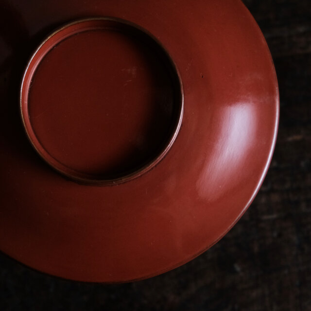 赤で素敵◇ 時代物 漆芸蓋付椀 漆器 骨董・antiques 古民家 古道具