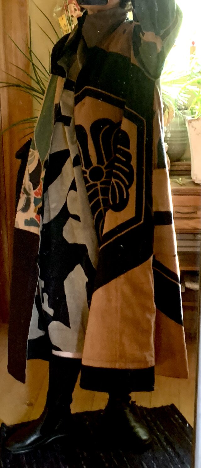 奉納旗と幟旗のコート | iichi 日々の暮らしを心地よくする