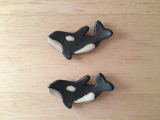 シャチのはしおき（2個セット） | iichi 日々の暮らしを心地よくする