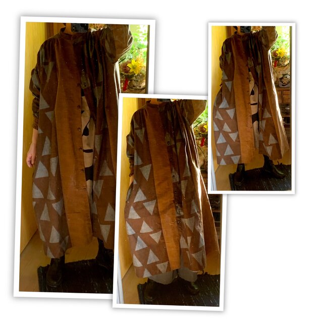 久留米絣2種羽織ワンピース