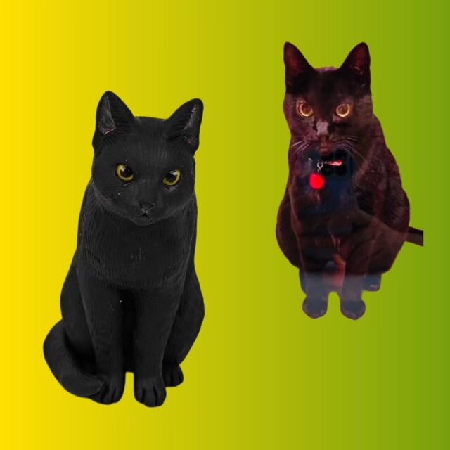 ペット 似顔絵 人形 オーダーメイド、 ペットの写真で フィギュア プレゼント、猫 愛猫 肖像画、うちの子 置物、ドール