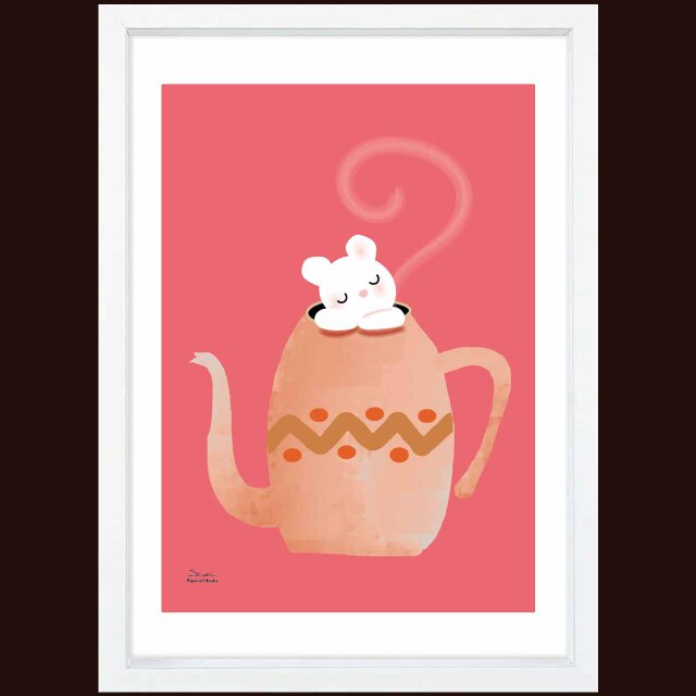 バスタイム　送料無料 　プロのイラスト　A4〜A0　ポスター　アートポスター　アート/sei検索新着順　3224