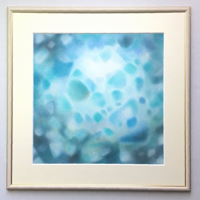 アイスダイビング（パステル画　原画）