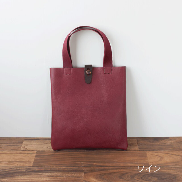 イタリア製牛革のミニトートバッグ / 4色 | iichi 日々の暮らしを