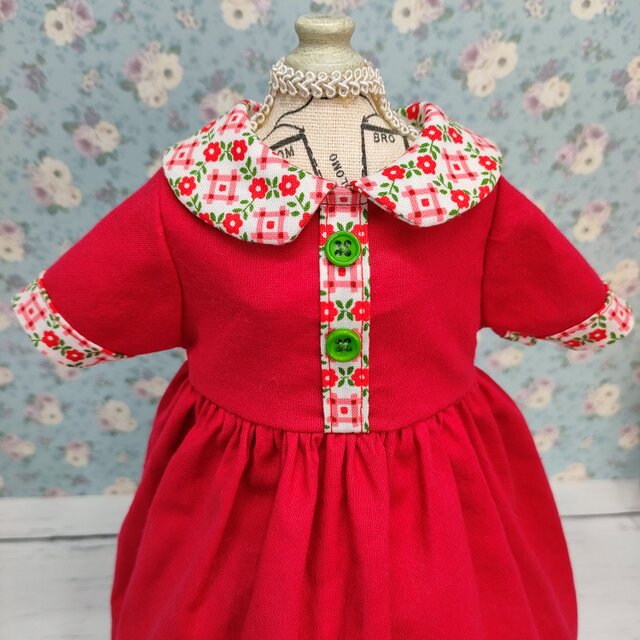 着せ替え人形の服　⑭　<春まつ雪うさぎ>