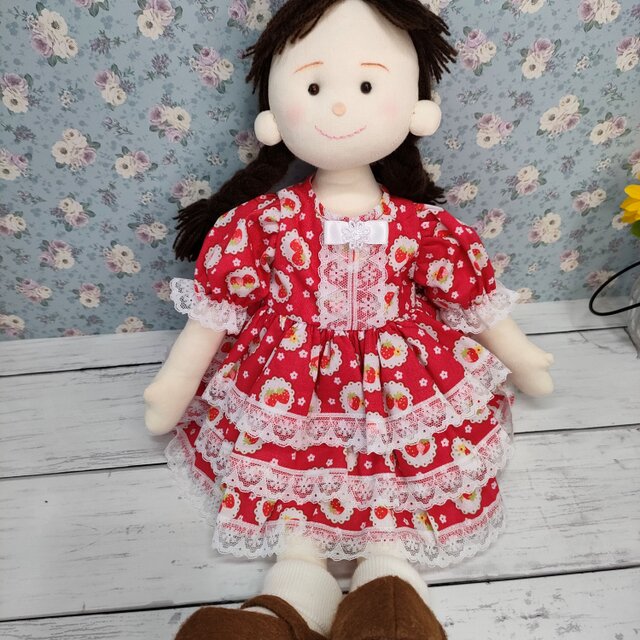 着せ替え人形の服 ⑲ <春まつ雪うさぎ> | iichi 日々の暮らしを