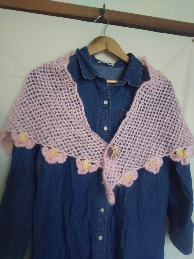 お花畑ストール