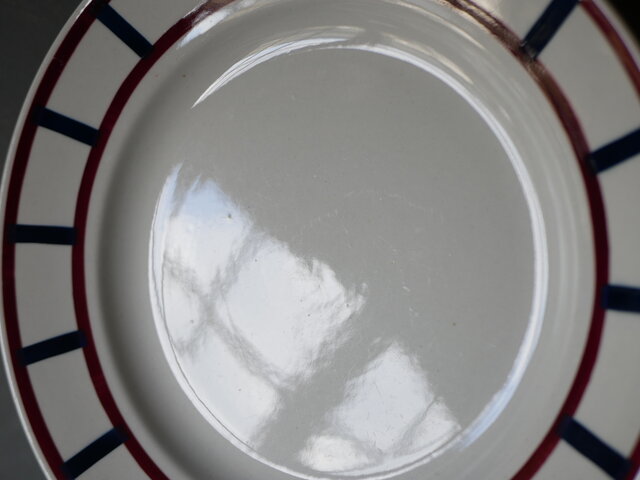 バスク柄 大皿 フランスアンティーク ブロカント アンティークのある