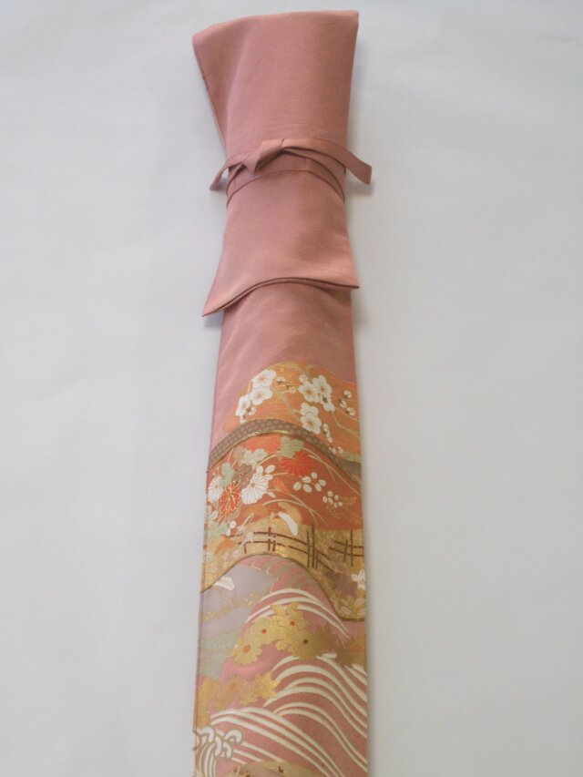 矢筒袋　ピンク色留