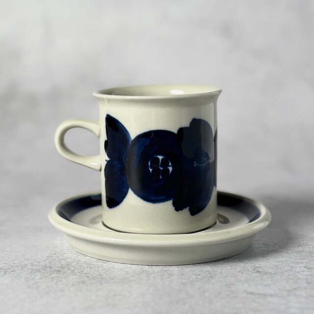 ARABIA Anemone C&S アラビア アネモネ コーヒーカップ&ソーサー②