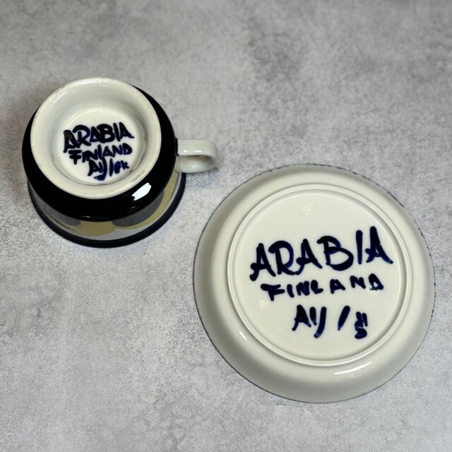 ARABIA Paju C&S アラビア パユ デミタスカップ&ソーサー③ | iichi