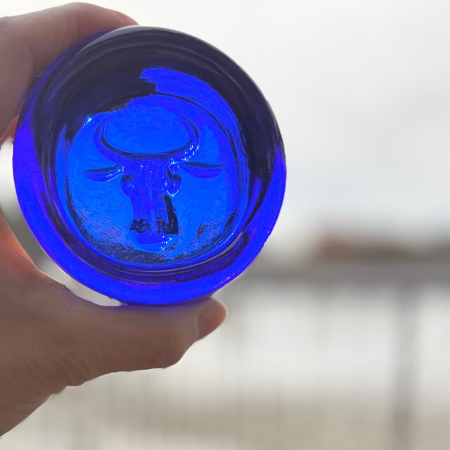 Erick Hoglund BODA ashtray エリックホグランアッシュトレイ牛 ブルー